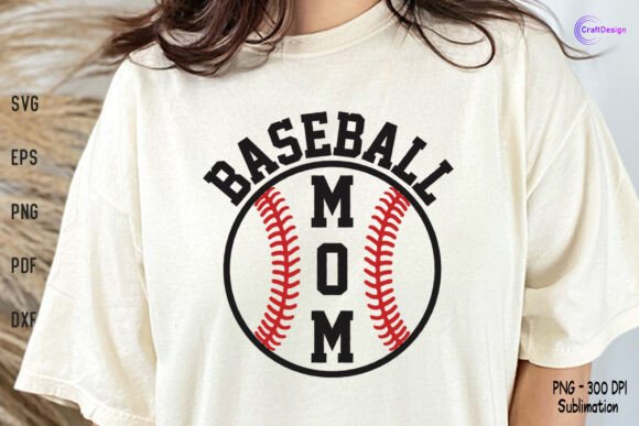 Baseball Mom SVG for Crafts & Graphics