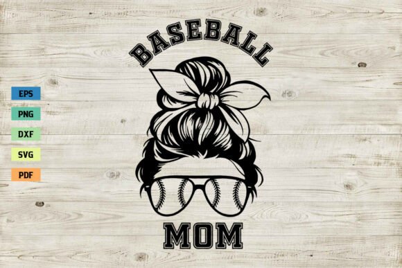 Baseball Mom SVG: Graphics for Crafts & Brands