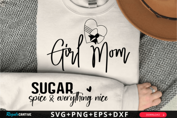 Girl Mom Sleeve SVG: Fresh Graphics for Crafts