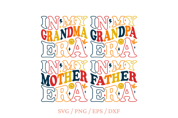 Mom & Grandma Era Graphics for Crafts Branding
