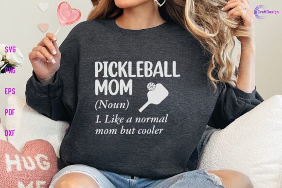 Pickleball Mom SVG: Graphics for Crafts & Branding
