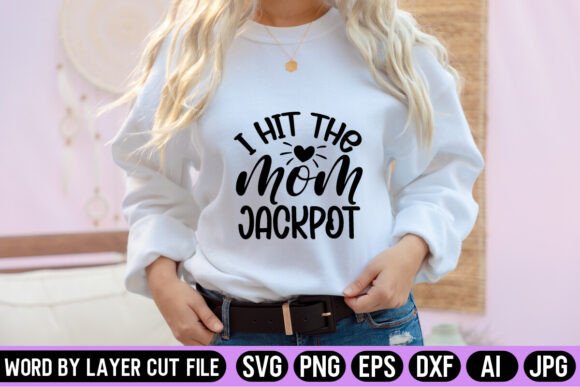 Review: I Hit the Mom Jackpot SVG Design for Embroidery